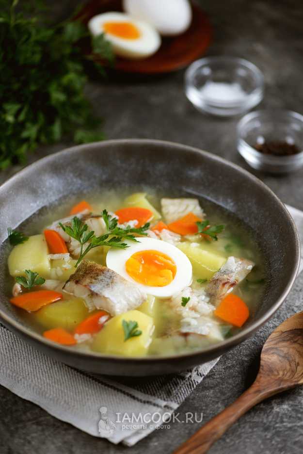 Рецепт рыбного супа из минтая