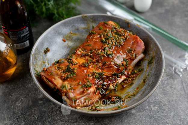 Свиная грудинка с картошкой в рукаве в духовке — рецепт с фото пошагово
