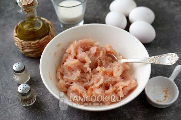 Ленивый бризоль с курицей и сыром