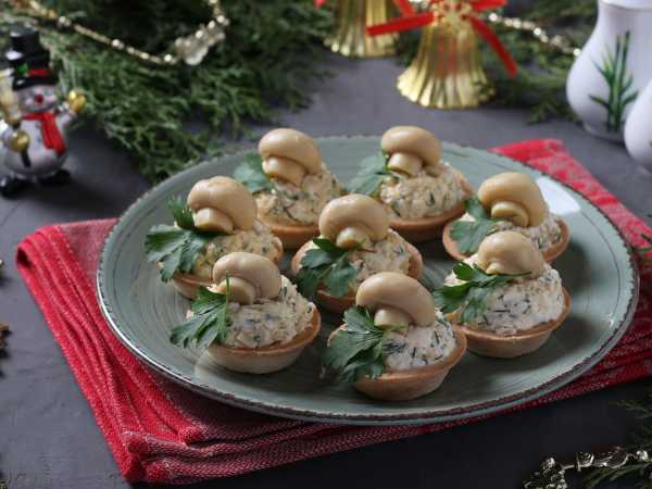 Тарталетки с курицей и грибами – 6 рецептов в духовке с пошаговыми фото