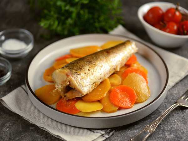Запеченная рыба в духовке с картошкой в фольге рецепт с фото