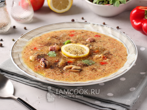 Томатный суп с морепродуктами – пошаговый рецепт приготовления с фото