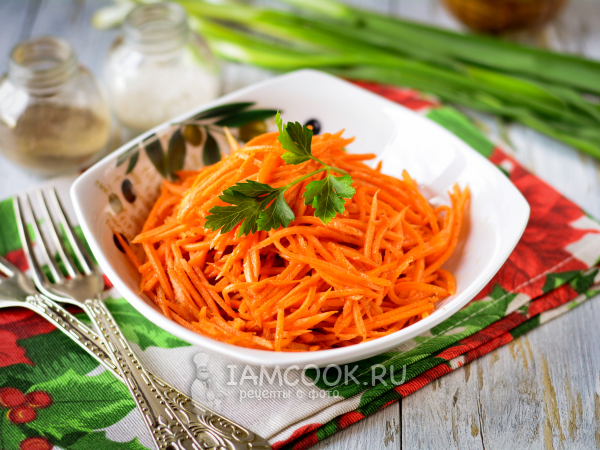 Морковь по-корейски, пошаговый рецепт с фото на ккал