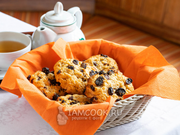 Печенье с орехами и изюмом рецепт с фото пошагово