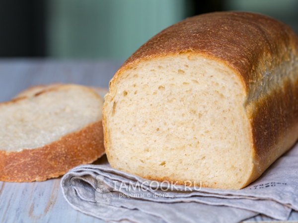 Белый хлеб на закваске, рецепт с фото