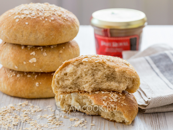 Пшенично-овсяно-ржаные булочки, рецепт с фото