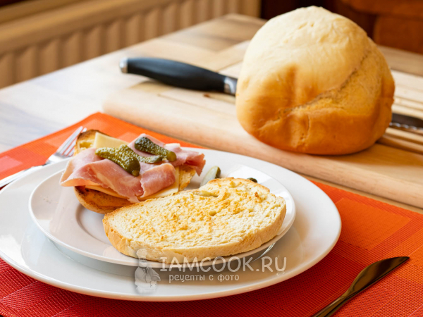 Тостовый хлеб в хлебопечке, рецепт с фото