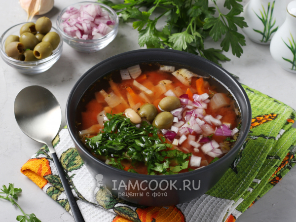 Греческий томатный суп, рецепт с фото