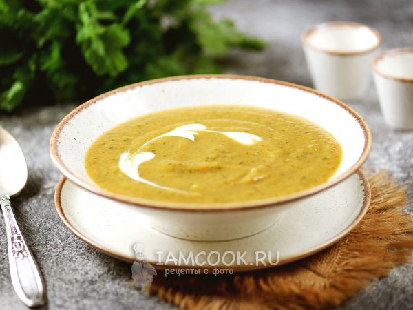 Суп-пюре из баклажанов и кабачков, рецепт с фото