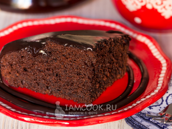 Влажный шоколадный пирог, рецепт с фото