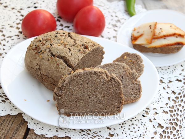Хлеб из рисовой муки без дрожжей, рецепт с фото