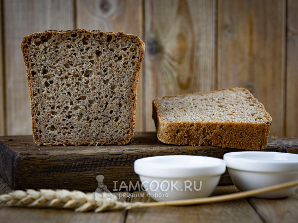 Домашний хлеб на бездрожжевой закваске - рецепт с фото