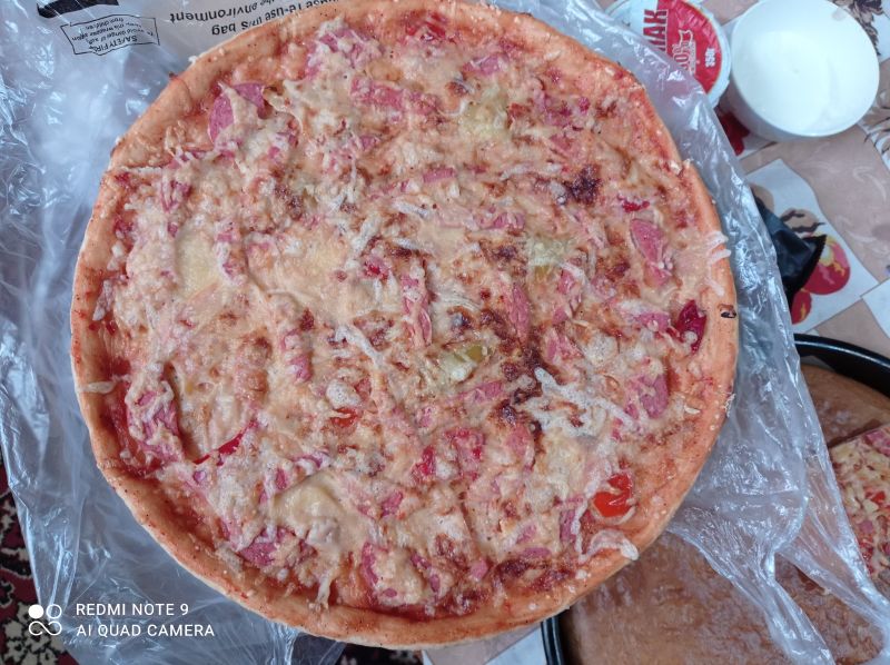 Фото рецепт пицца на кефире рецепт с фото пошагово в духовке