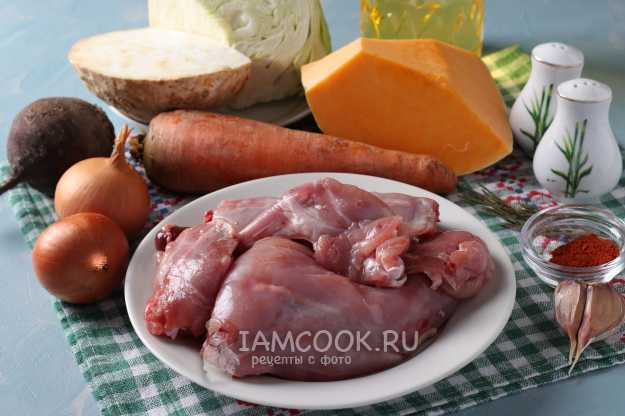 Тушеный кролик в сметане в казане — рецепт с фото пошагово
