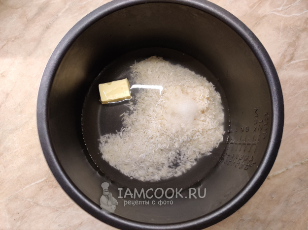 Рисовая каша на воде в мультиварке Редмонд