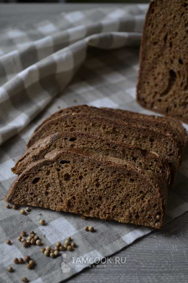 Простой рецепт ржаного хлеба на закваске в хлебопечке