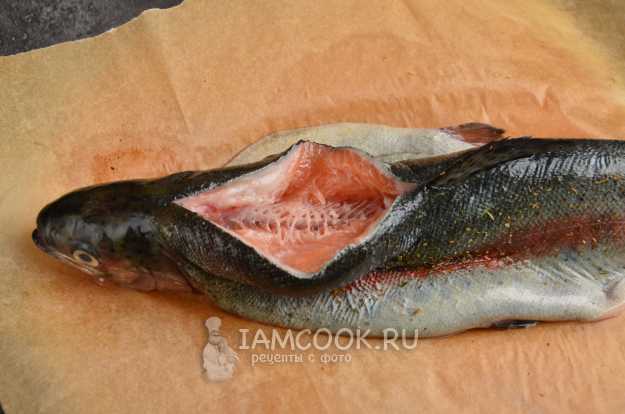 Запеченная красная рыба семга по царски в духовке простой рецепт пошаговый