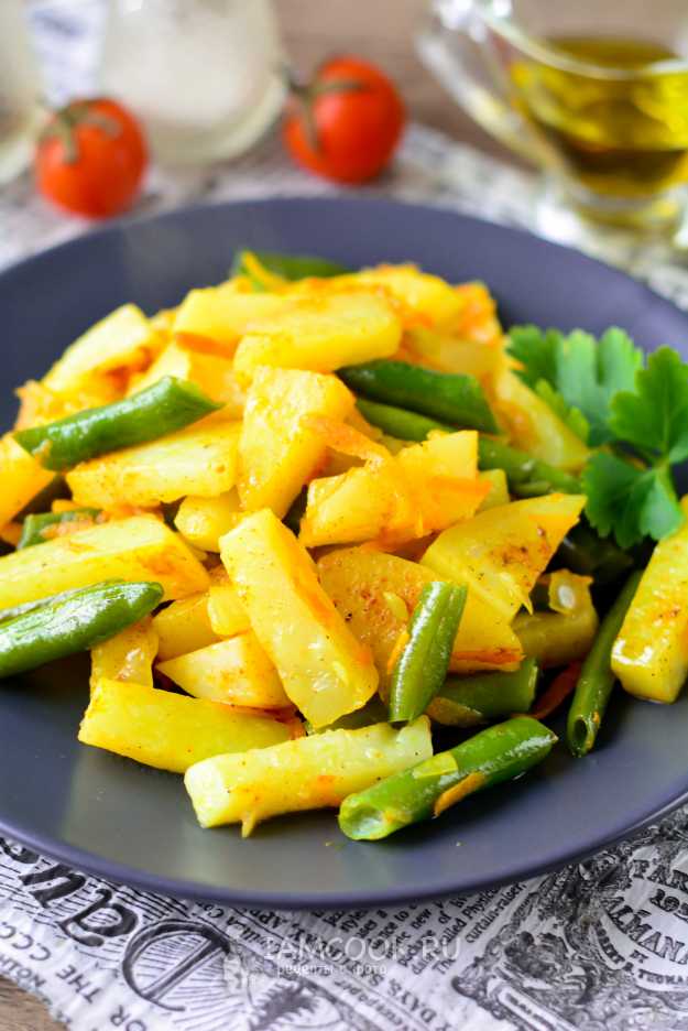 Картофель, жареный с овощами по-азиатски - пошаговый рецепт с фото на дома-плодородный.рф