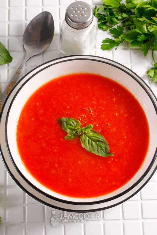 Простой томатный суп