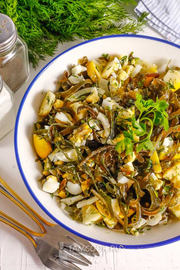 ПП салаты с морской капустой – 23 простых и вкусных рецептов с фото (пошагово)