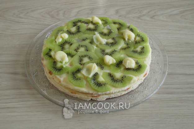 Торт «Черепаха» с молочным кремом и киви, рецепт с фото и видео — азинский.рф