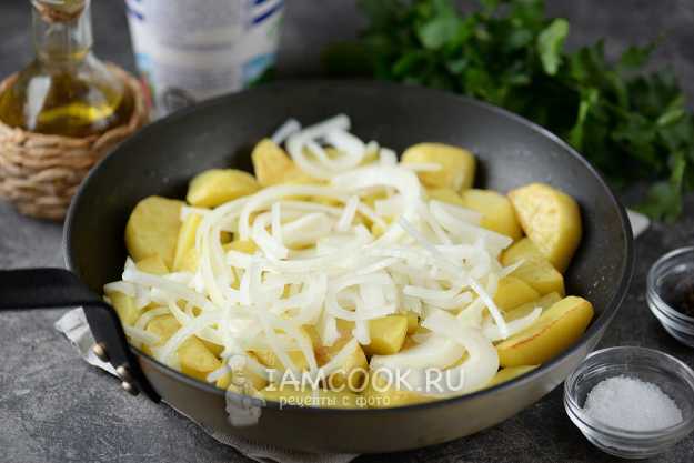 Жареная картошка с замороженными грибами рецепт – Русская кухня: Основные блюда. «Еда»