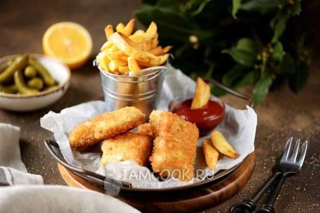 Рыба с картофелем фри (Fish and Chips)