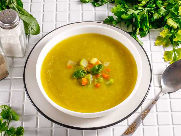 Диетический суп из кабачков – пошаговый рецепт приготовления с фото