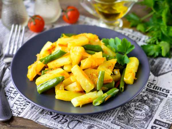 Картофель тушеный с овощами - Пошаговый рецепт с фото. Вторые блюда. Блюда из овощей