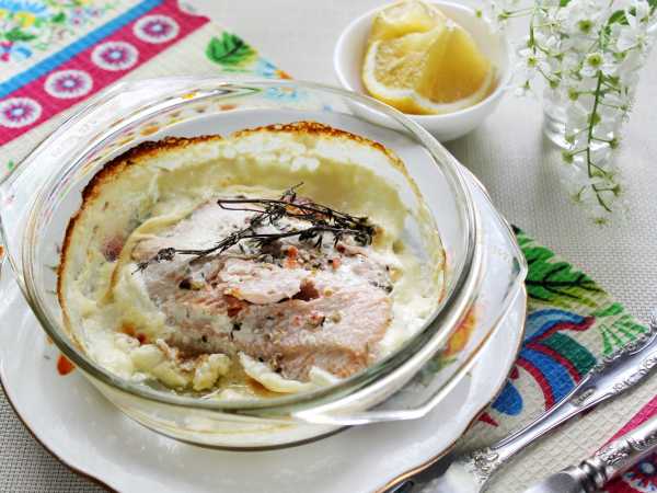 Филе красной рыбы с горчицей и сливками в духовке 🐟 - рецепт с фотографиями - Patee. Рецепты