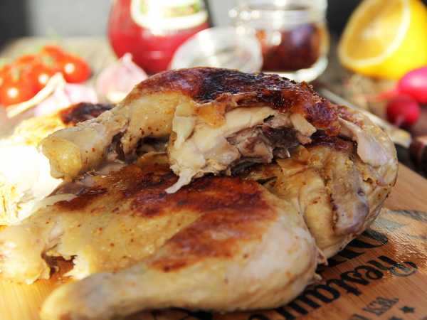 Как приготовить курицу на пивной банке по-американски, пошаговый рецепт с фото