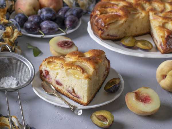 Пирог со сливами быстро и вкусно: рецепты приготовления с фото