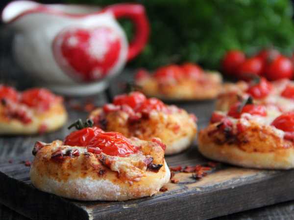 Мини-пицца в багете – кулинарный рецепт