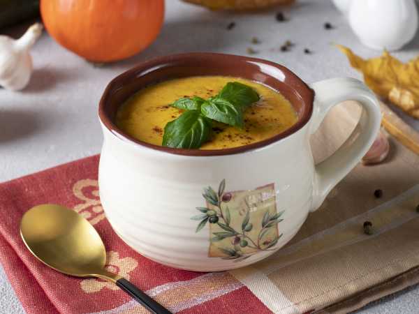 Тыквенный суп-пюре , пошаговый рецепт на ккал, фото, ингредиенты - Туся