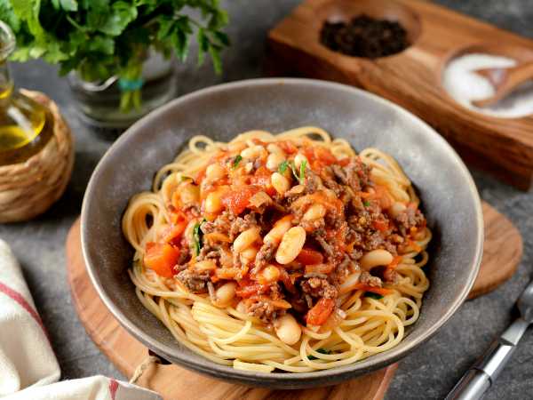Спагетти с фаршем - 10 рецептов приготовления с пошаговыми фото | Наш сайт