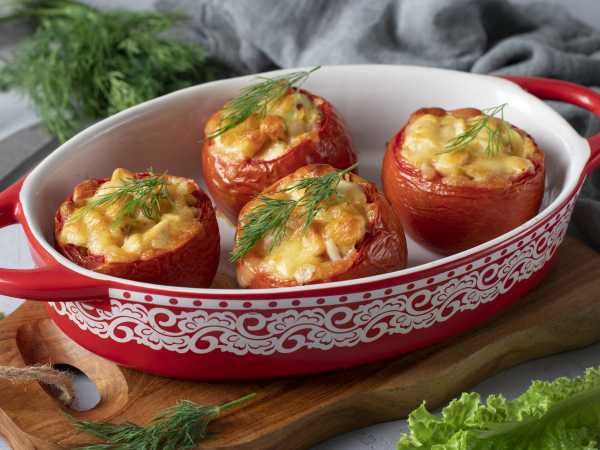 Фаршированные помидоры с курицей — рецепт с фото от фотодетки.рф