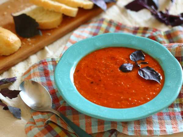 Самый вкусный и полезный суп-пюре из свежих помидоров