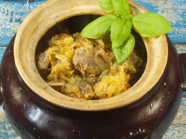 Тушеная капуста с мясом и картошкой - очень простой рецепт с пошаговыми фото