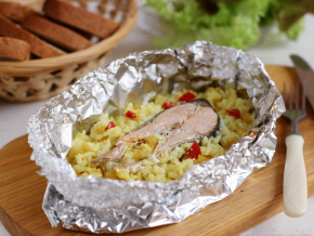Горбуша с грибами и сыром в духовке — рецепт с фото пошагово