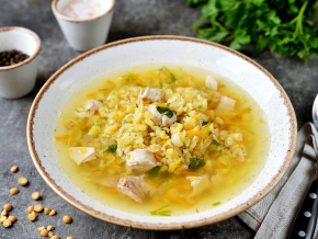 Рецепт Горохового Супа С Курицей Фото Пошагово