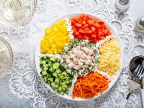 Салат с корейской морковью, курицей и ананасами - пошаговый рецепт с фото на slep-kostroma.ru