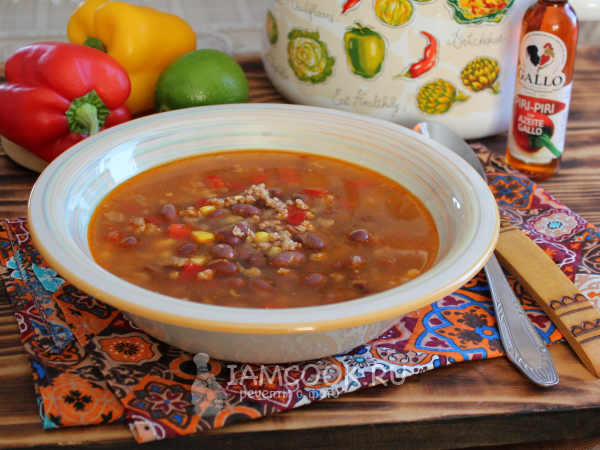 Мексиканский Суп Рецепт С Фото Пошагово