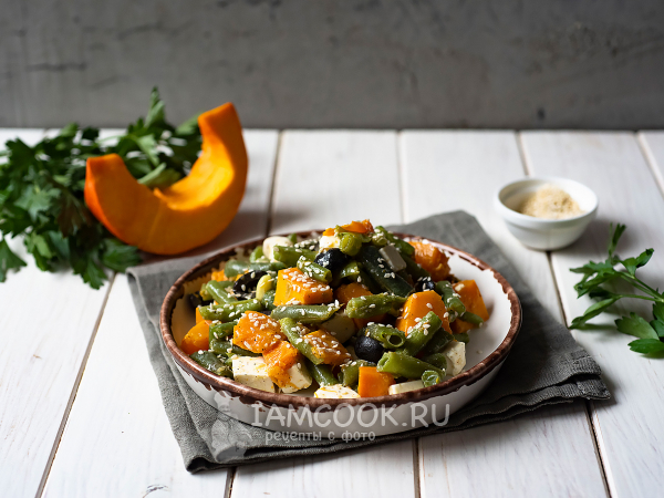 Салат с шампиньонами и фасолью «По-быстрому» – пошаговый рецепт приготовления с фото