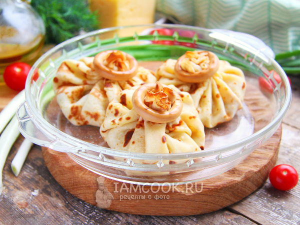 Самса: хрустящее тесто, сочная начинка (курица с грибами) - пошаговый рецепт с фото на Готовим дома