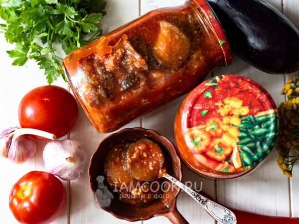 Жареные баклажаны в томатном соусе на зиму - пошаговый рецепт с фото на paraskevat.ru