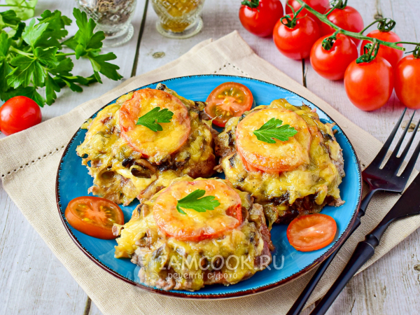 Мясо по-французски с помидорами — рецепты с пошаговыми фото и видео