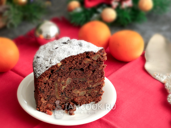 Быстрый рождественский кекс, рецепт с фото