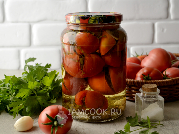 Армянчики из красных помидоров на зиму, рецепт с фото