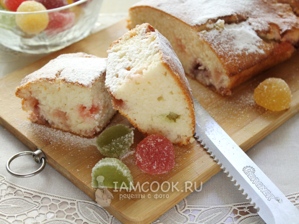 Пирог с мармеладом — рецепт с фото пошагово
