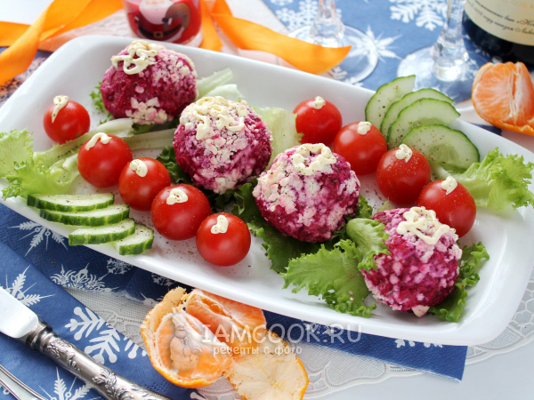 Крабово -сырный салат шариками - рецепт с фотографиями - Patee. Рецепты
